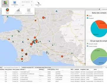 Les graphiques globaux de Cartes & Données