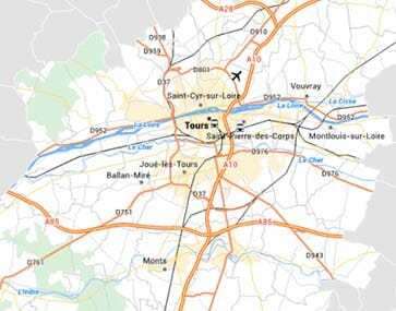 Fonds de Cartes Articque : les 34 979 communes françaises