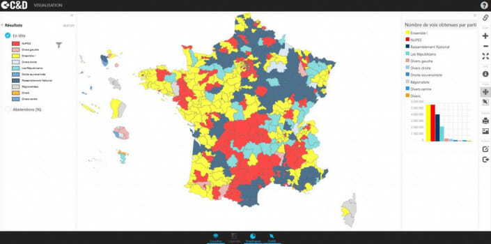 Carte Résultats Du Premier Tour Des élections Législatives 2022 Articque