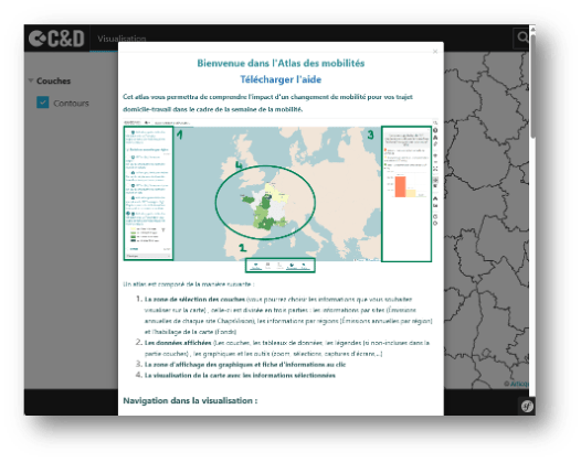 Navigation carte interactive - Atlas Articque by ChapsVision