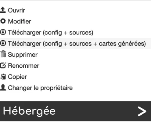 Téléchargez les cartes générées dans vos packages d'Atlas Articque by ChapsVision