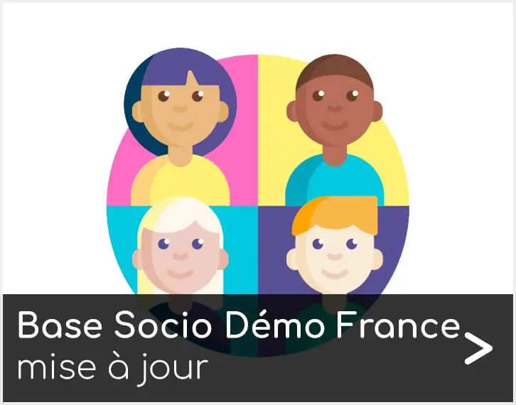 Base de données Socio Démo France Géomarketing